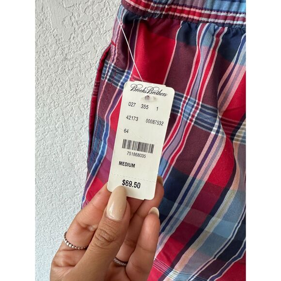 NWT Brooks Brothers Plaid Swim Trunks - Picture 3 of 5